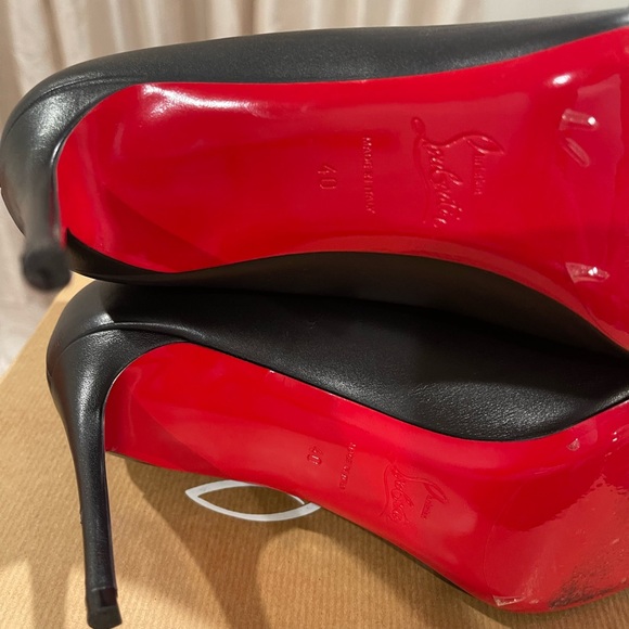 Christian Louboutin Birgikate 85 Calf Leather Ankle Boots - Size 40 - Picture 6 of 9